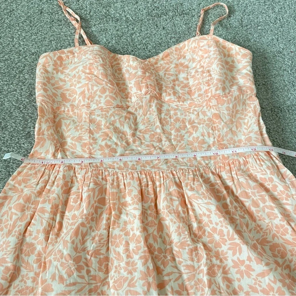 Sweetheart Neckline Bustier Floral Flare Mini Dress - Picture 9 of 10